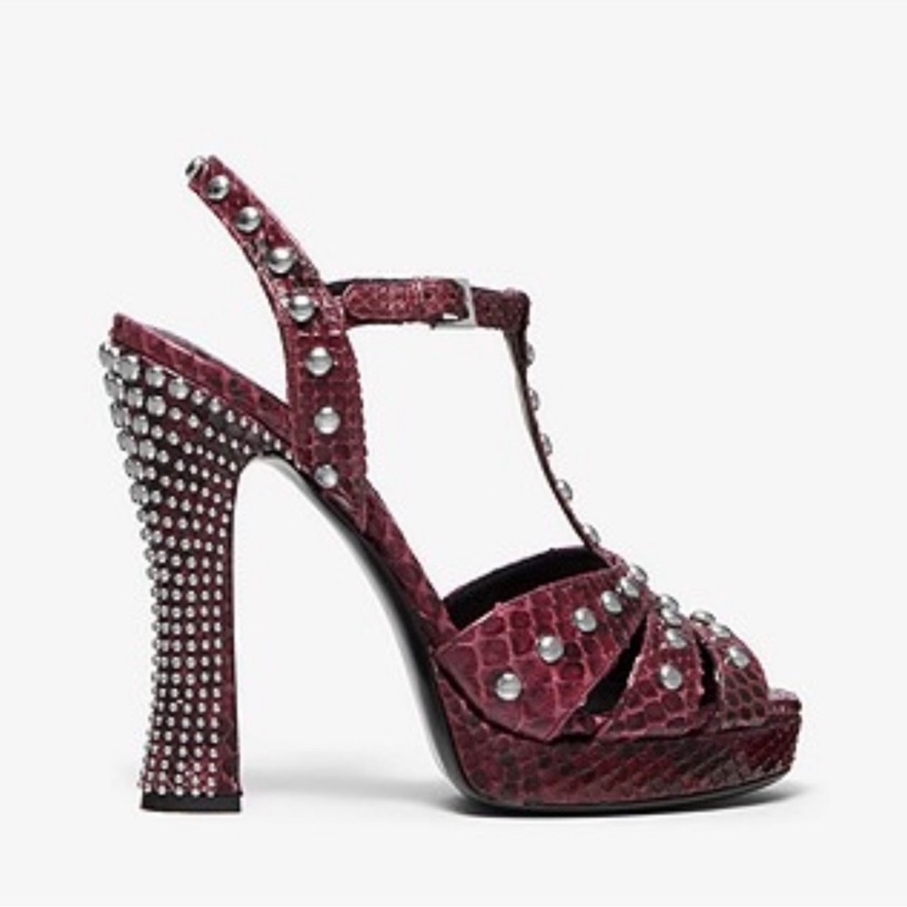 Michael Kors Collection Python Platforms - Picture 4 of 8